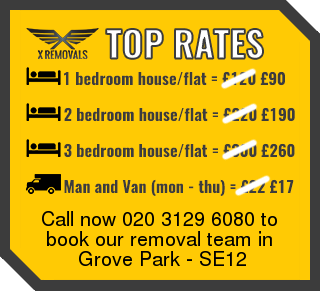 Removal rates forSE12 - Grove Park